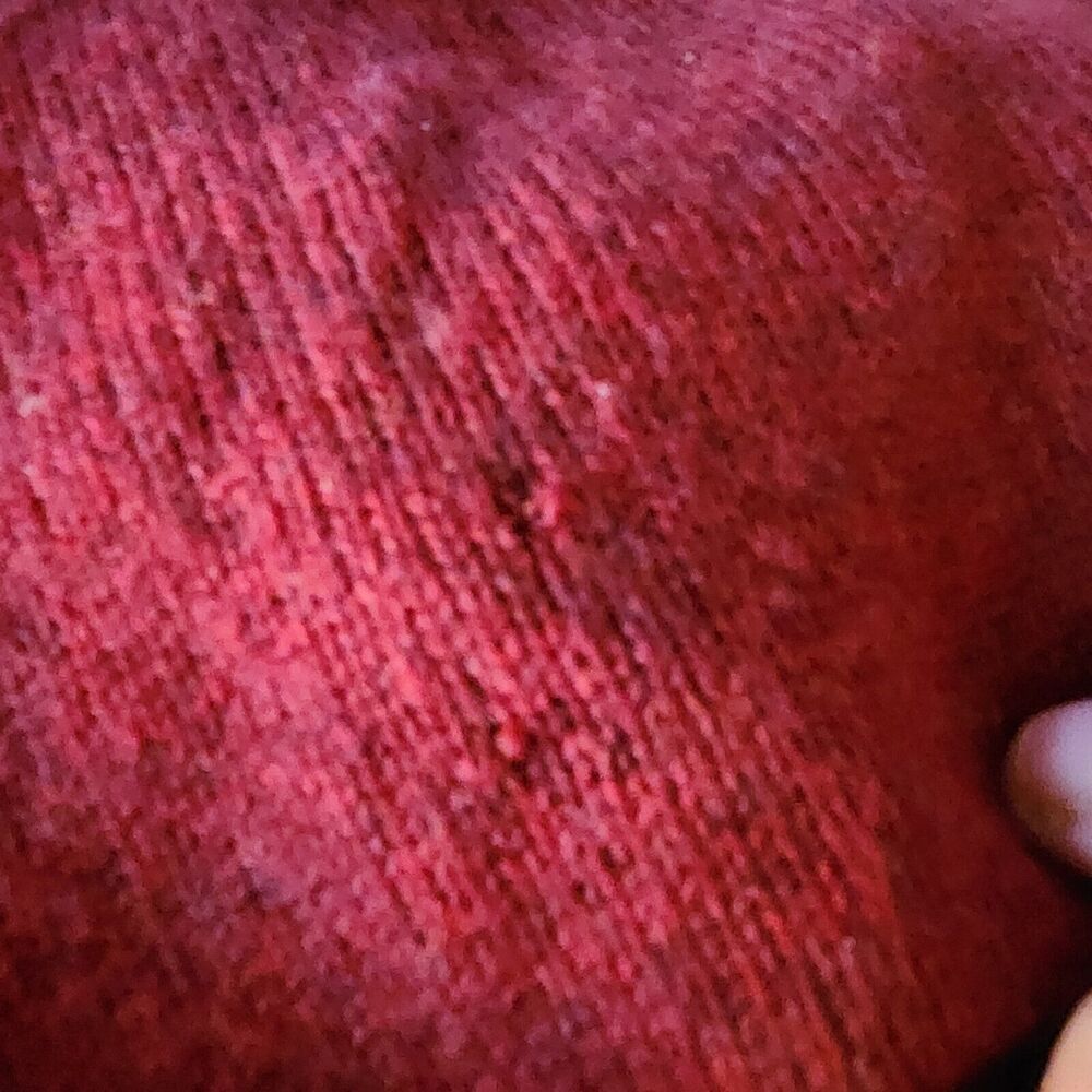 Brooks Brothers V Neck Italian Wool Sweater Red Men's XL grandpa academia - Picture 9 of 9